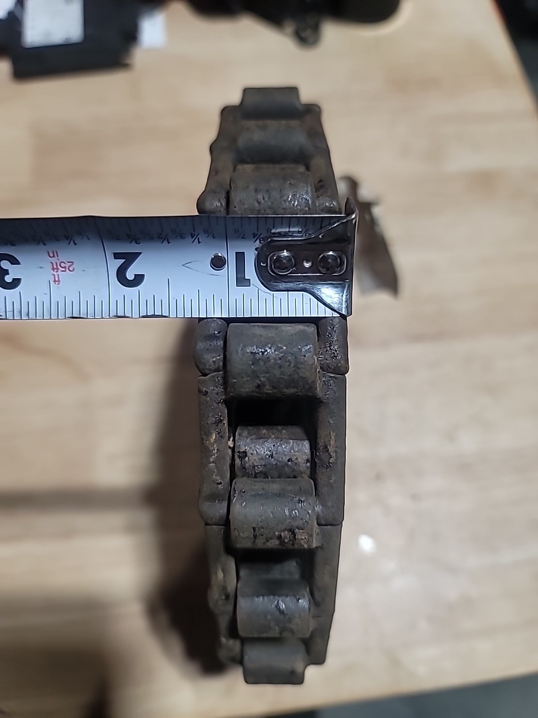 No 50 Detachable Cast Iron Chain 10′ Flat Link Vintage Farm Implement Cm50 IHC