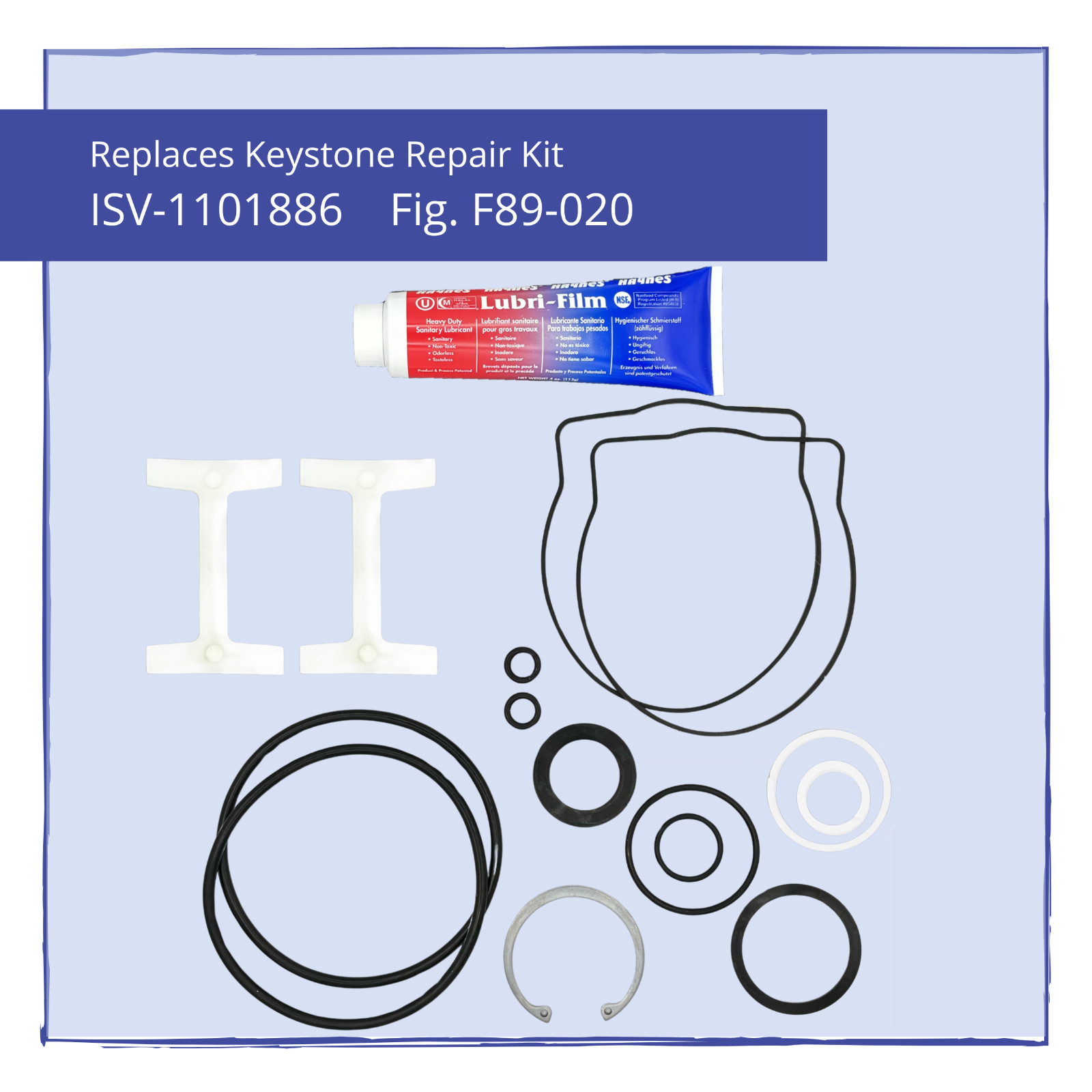 Actuator Repair Kit for Keystone Fig. F89-020, Replaces ISV-1101886