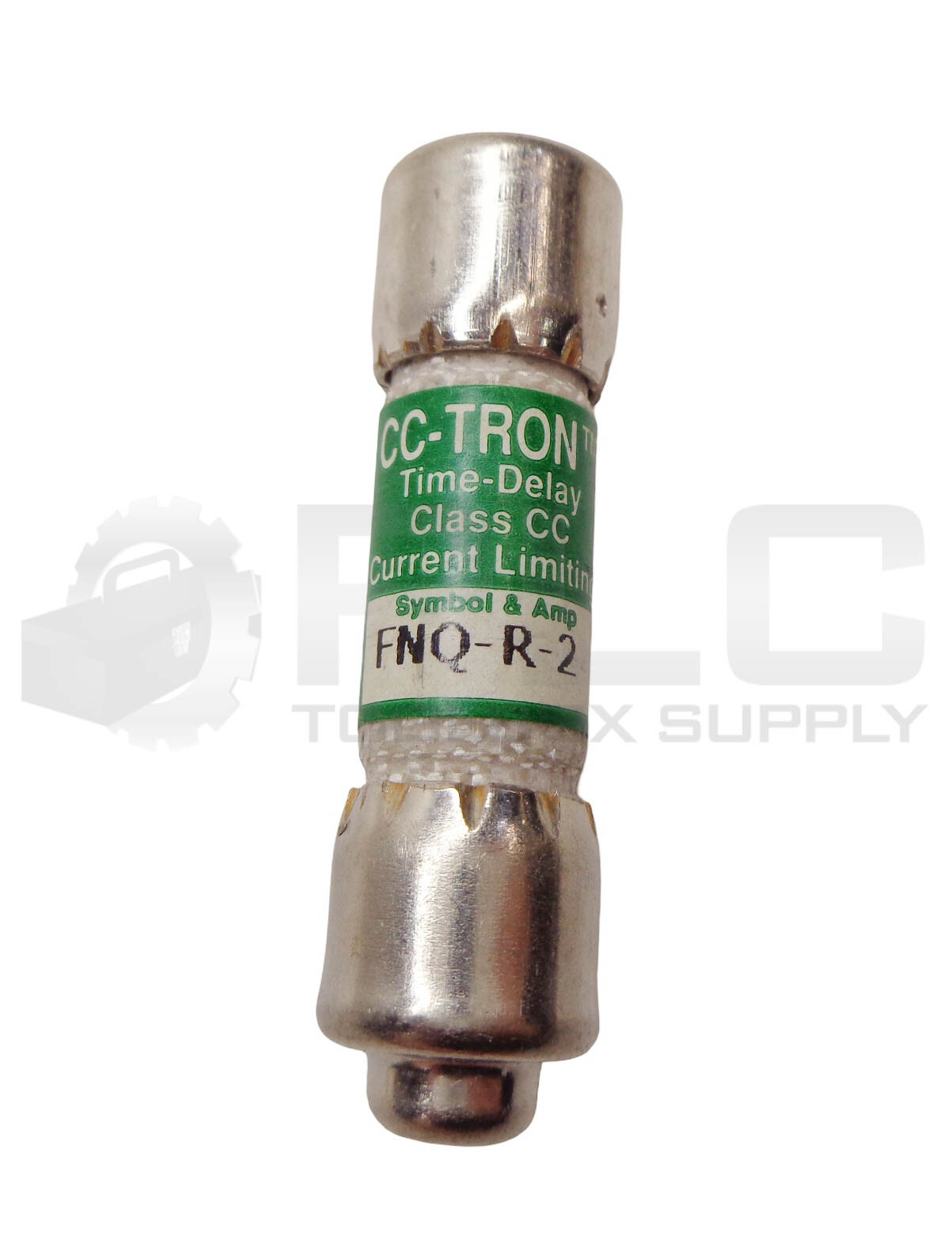 LOT OF 7 BUSSMANN FNQ-R-2 CC-TRON FUSES 2A 600VAC