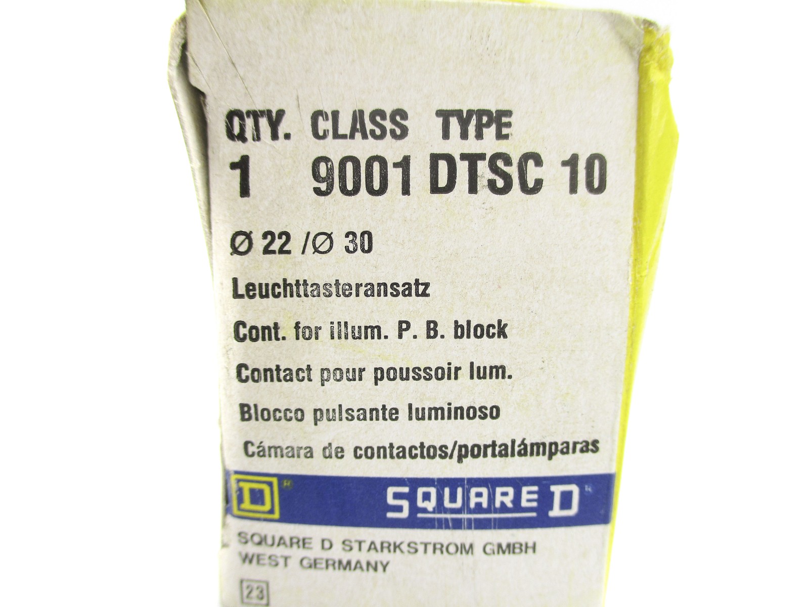 SQUARE D 9001DTSC10 NSMP