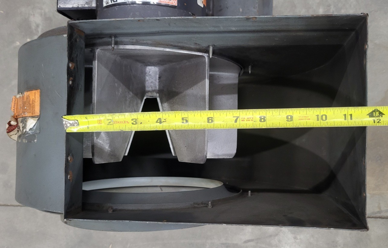DAYTON 2N866BD MOTOR 3/4HP 3PH 1725RPM FR: 56 w/ CENTRIFUGAL BLOWER 10″