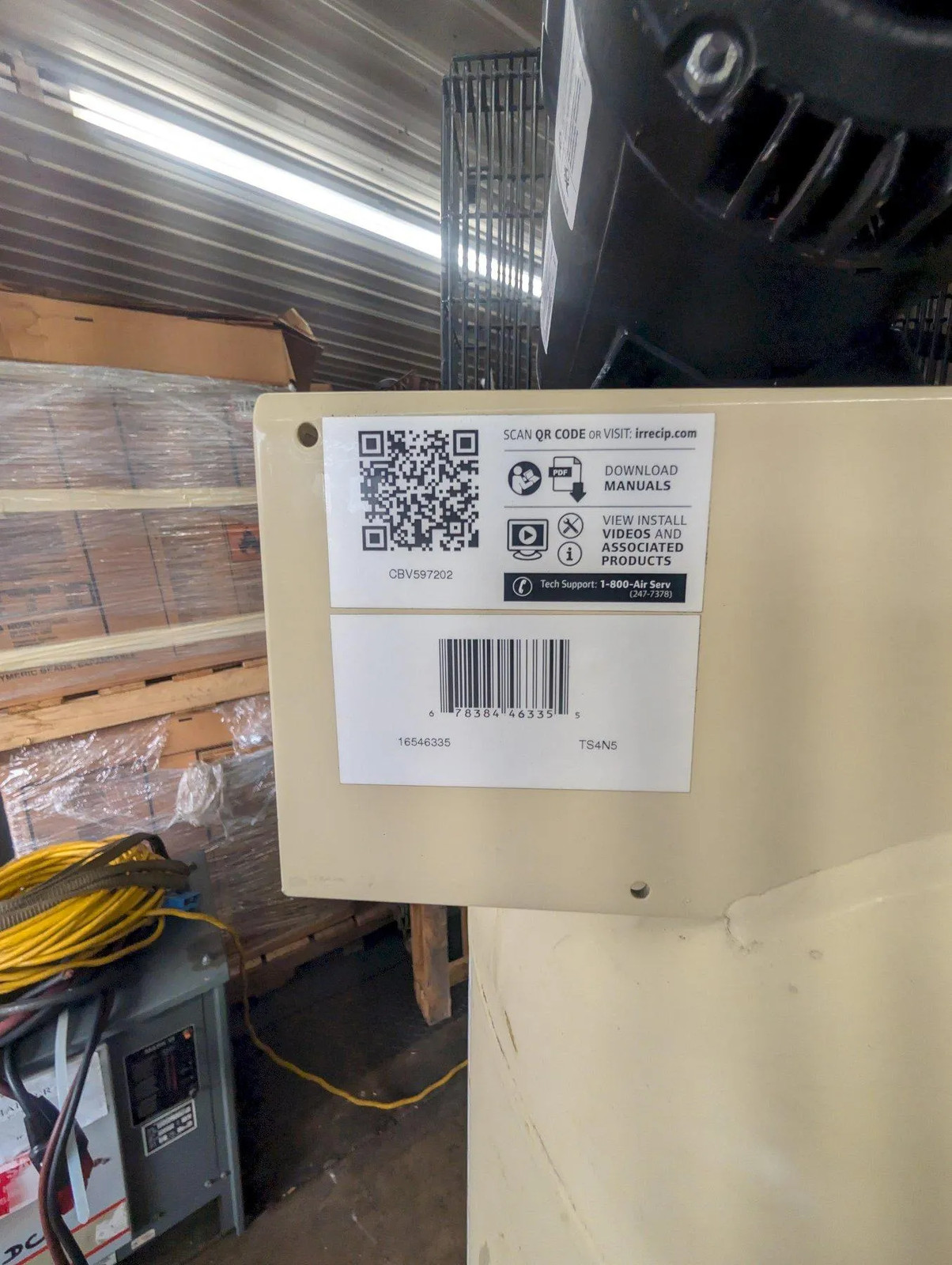 Ingersoll Rand TS5 5HP 60 Gallon Vertical Air Compressor 2-Stage Industrial Comp
