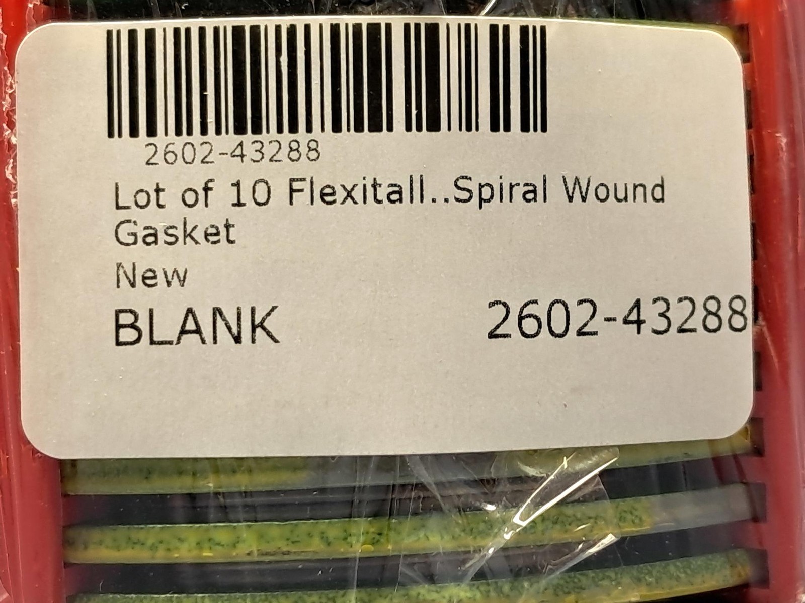 Lot of 10 Flexitallic CG – 2″ 150# 304/FG/CS Spiral Wound Gasket
