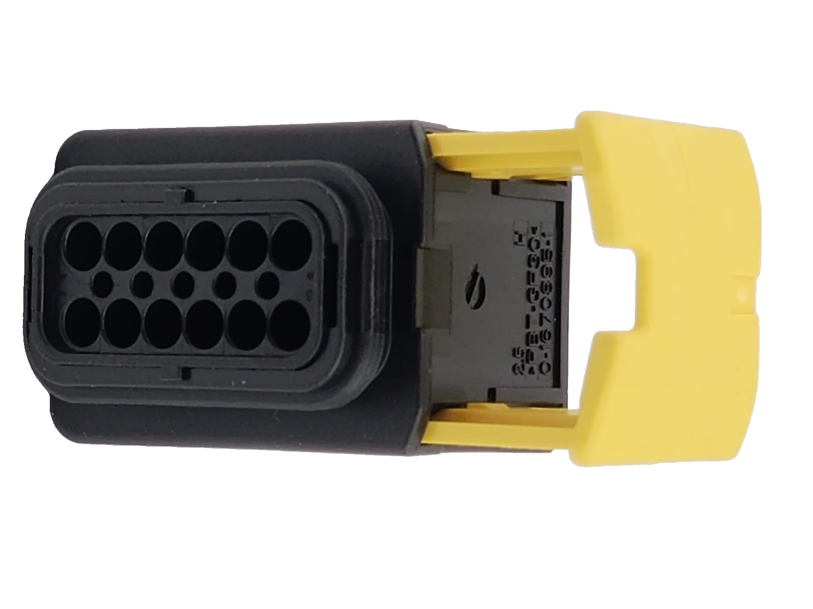 TE 1-1703639-1 , 12 Position Housing, Housing for Female Terminals, Wire-to-Wire