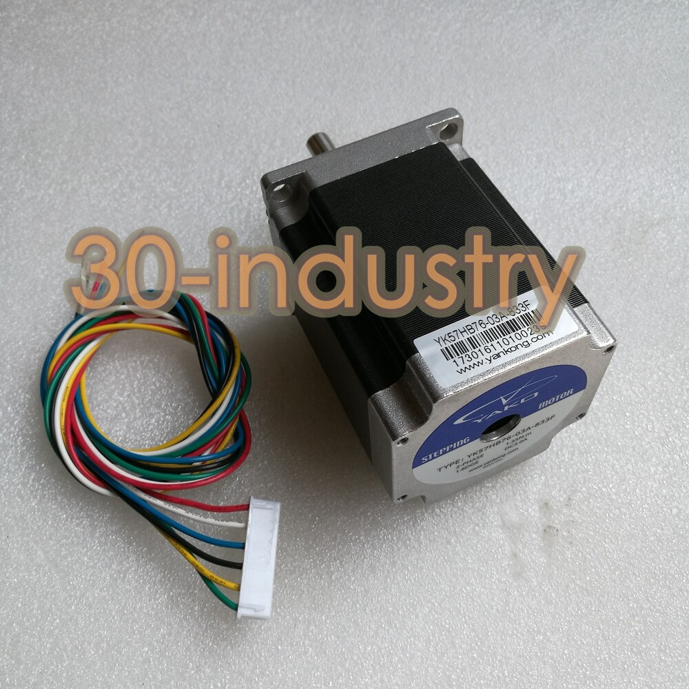 1PCS New YK57HB76-03A-833F Stepping Motor 2-Phase 1.35N. m 1.8DGE DC3.0A 6Pin