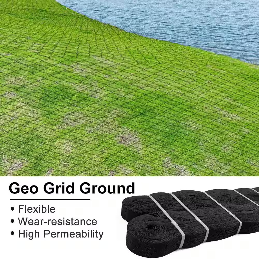 10 Ft. X 16.5Ft. X 2 In. Plastic Ground Geo Grid Erosion Control Geocell for Gen