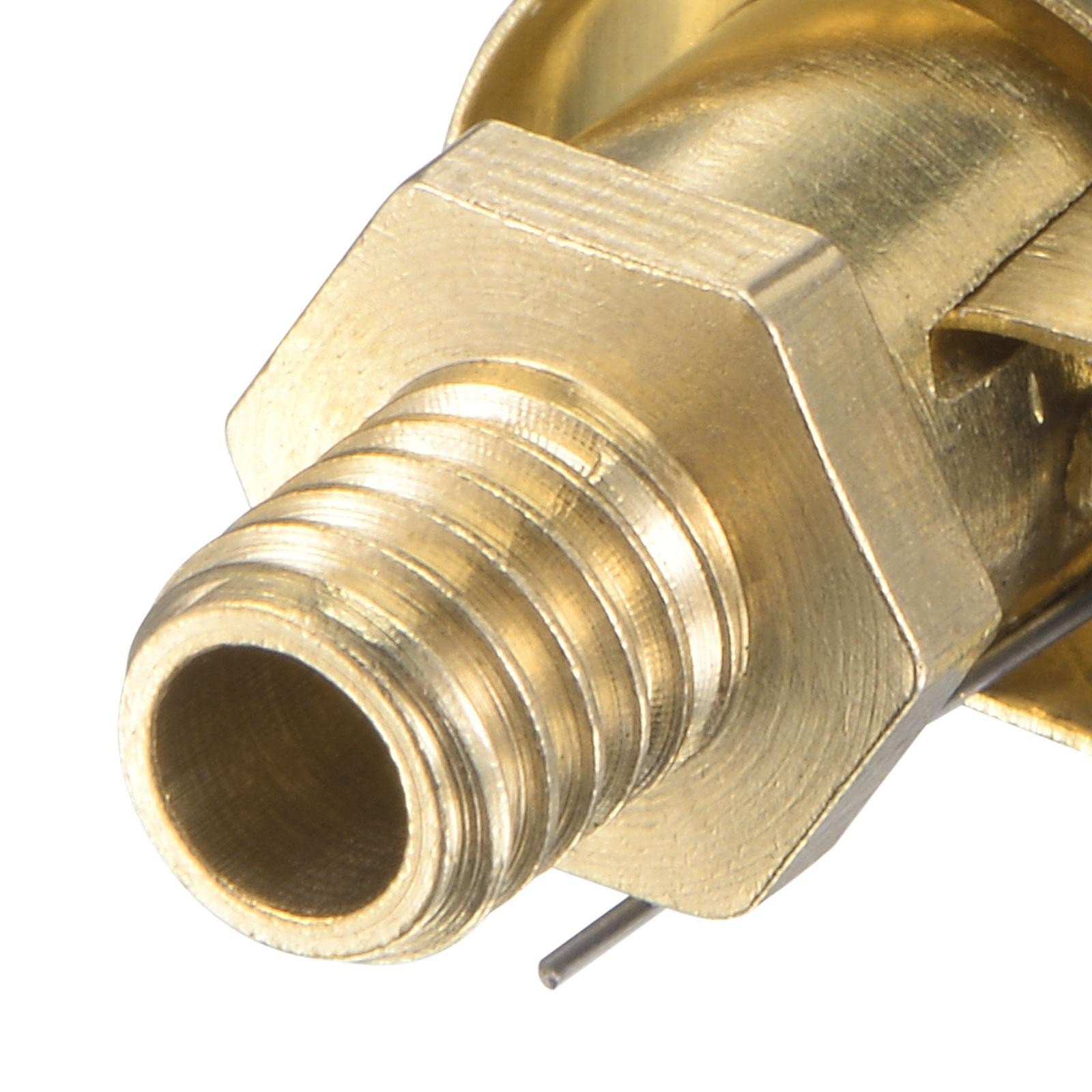 Spring Grease Oil Cup Cap M6x1 Male Thread Copper Machine Parts 2Pcs