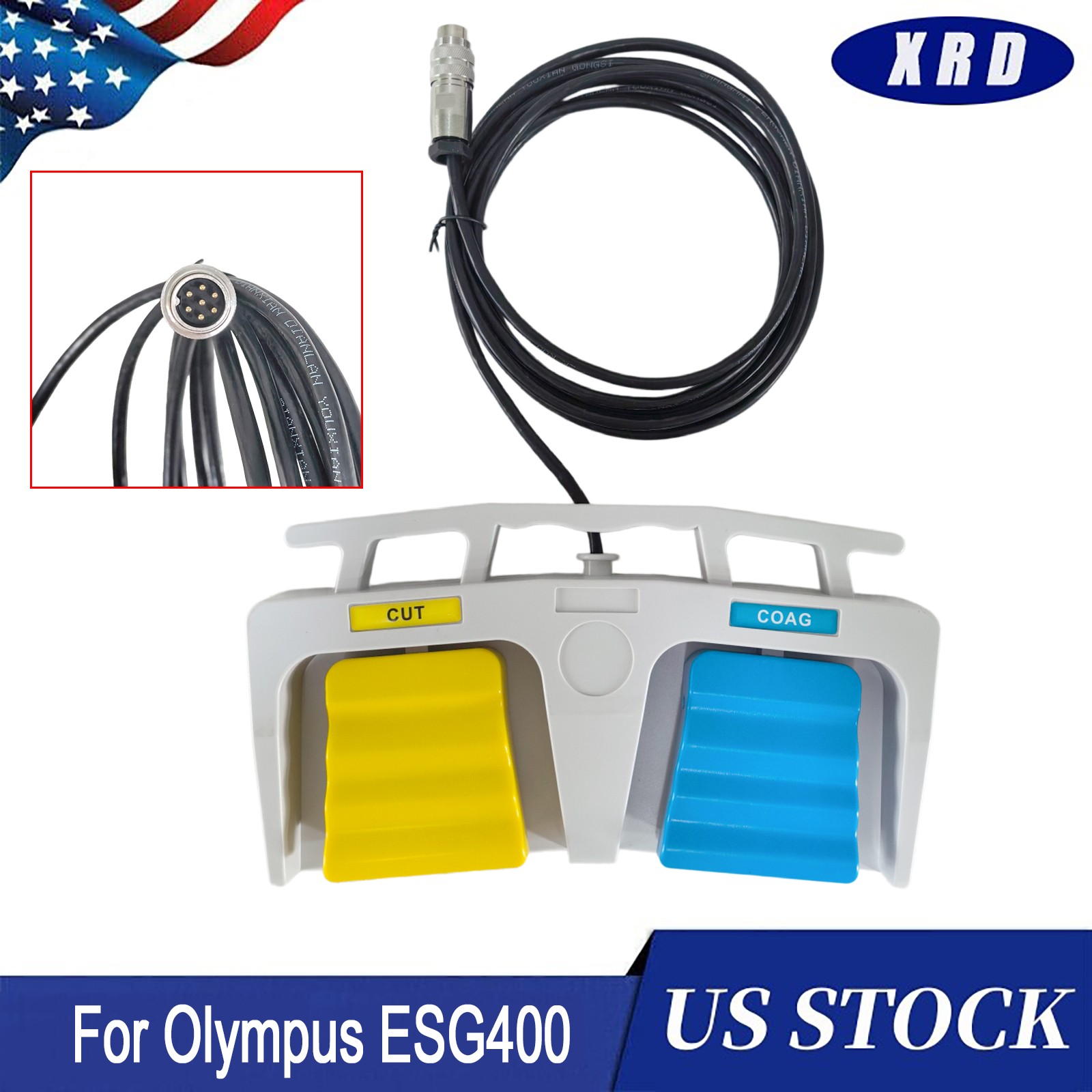 WB50402W NEW 1×Foot Switch ESG400 Fits For Olympus US