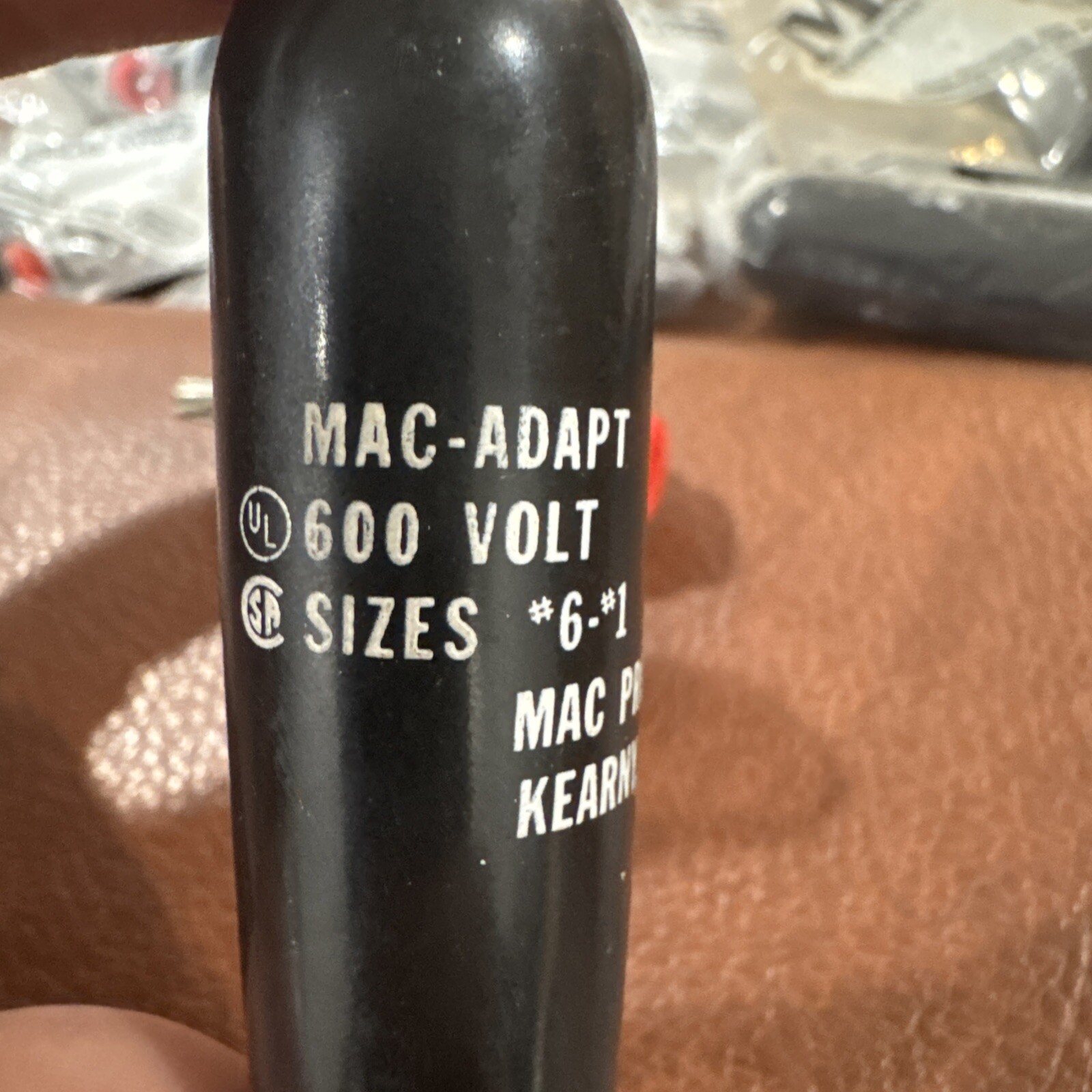 25x Mac Adapt MPT-4 #4-AL INDEX-BG 3 Crimp Code 52 Pigtail Compress Adapter JC-C