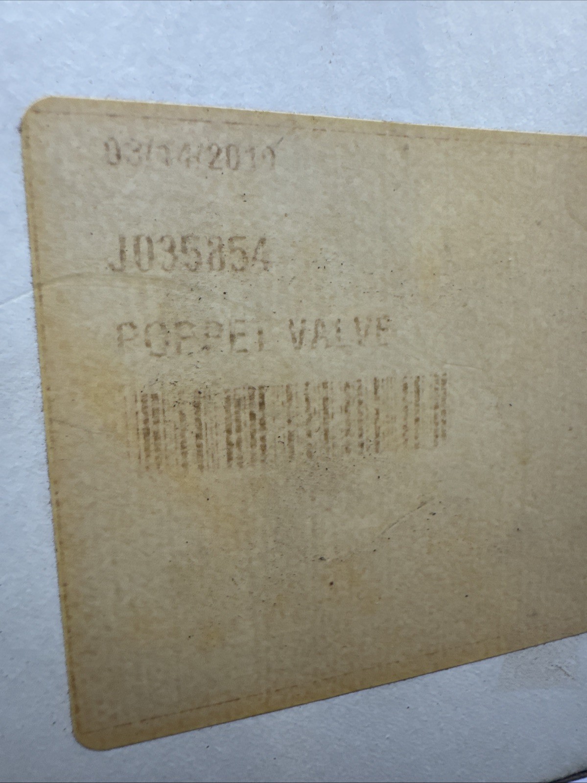 SPX APV J035854 Homogenizer Poppet Valve New Open Box