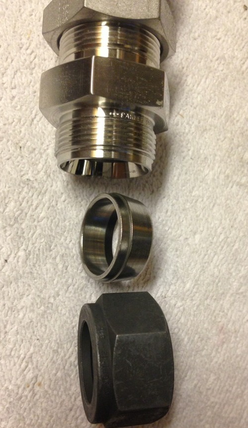 PARKER Bulkhead Union 3/4″, 12-12WBZ-SS, 12-12 WBZ-SS, 1212WBZSS, shipsameday#S2