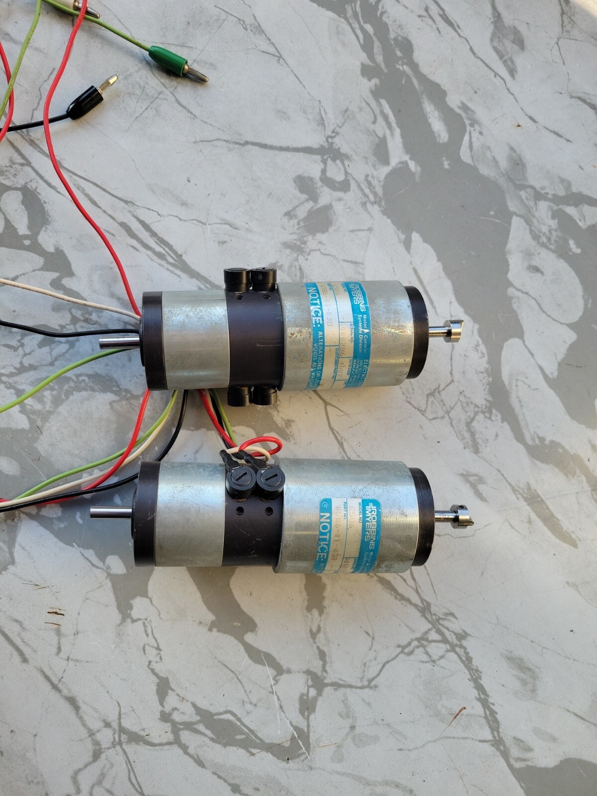 (2) ROBBINS & MYERS ELECTRO-CRAFT SERVO PRODUCTS E586 0586-01-038