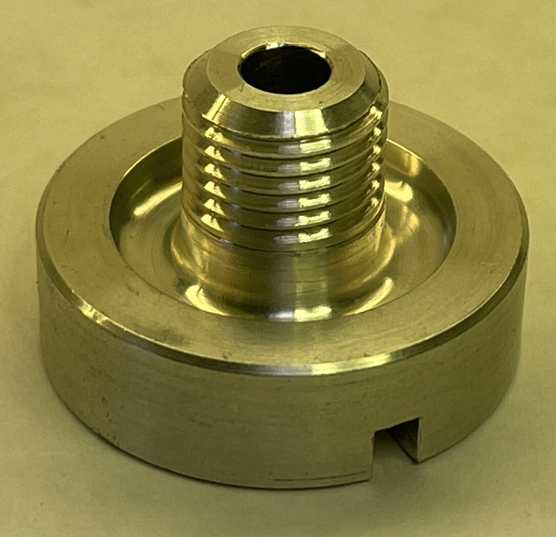 Aluminum Vacuum Cup Adapter Suction Cup Fitting Male M14x1.25mm/6MM Bore(NOV113)