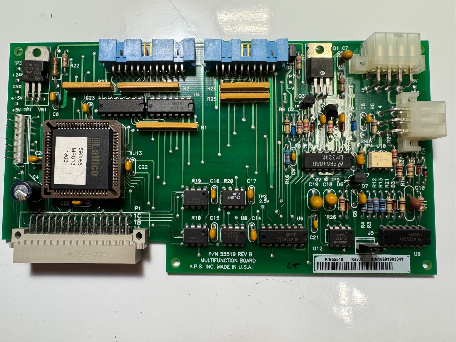 APS HS-100 Excel MULTIFUNCTION BOARD 55519 Rev B/ 55518 Rev C AutoBagger