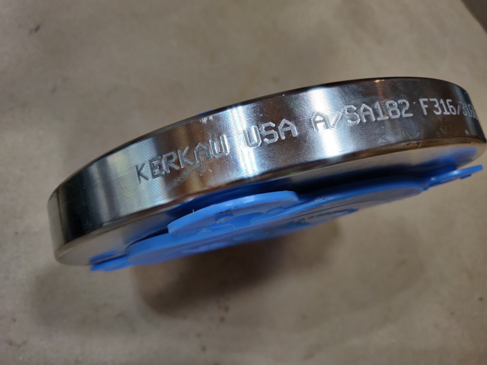 Kerkau USA, Blind Flange, 316 Stainless Steel, 3″, 150# 7751A, Free Shipping