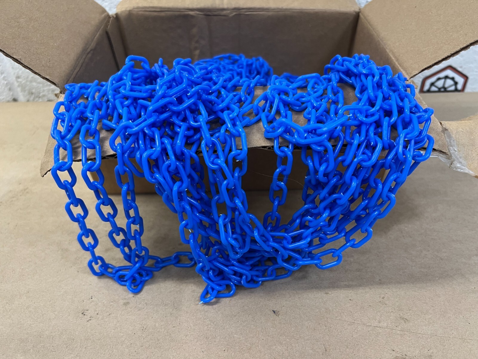 00006-100 3/4” Chain Bulk Blue Plastic