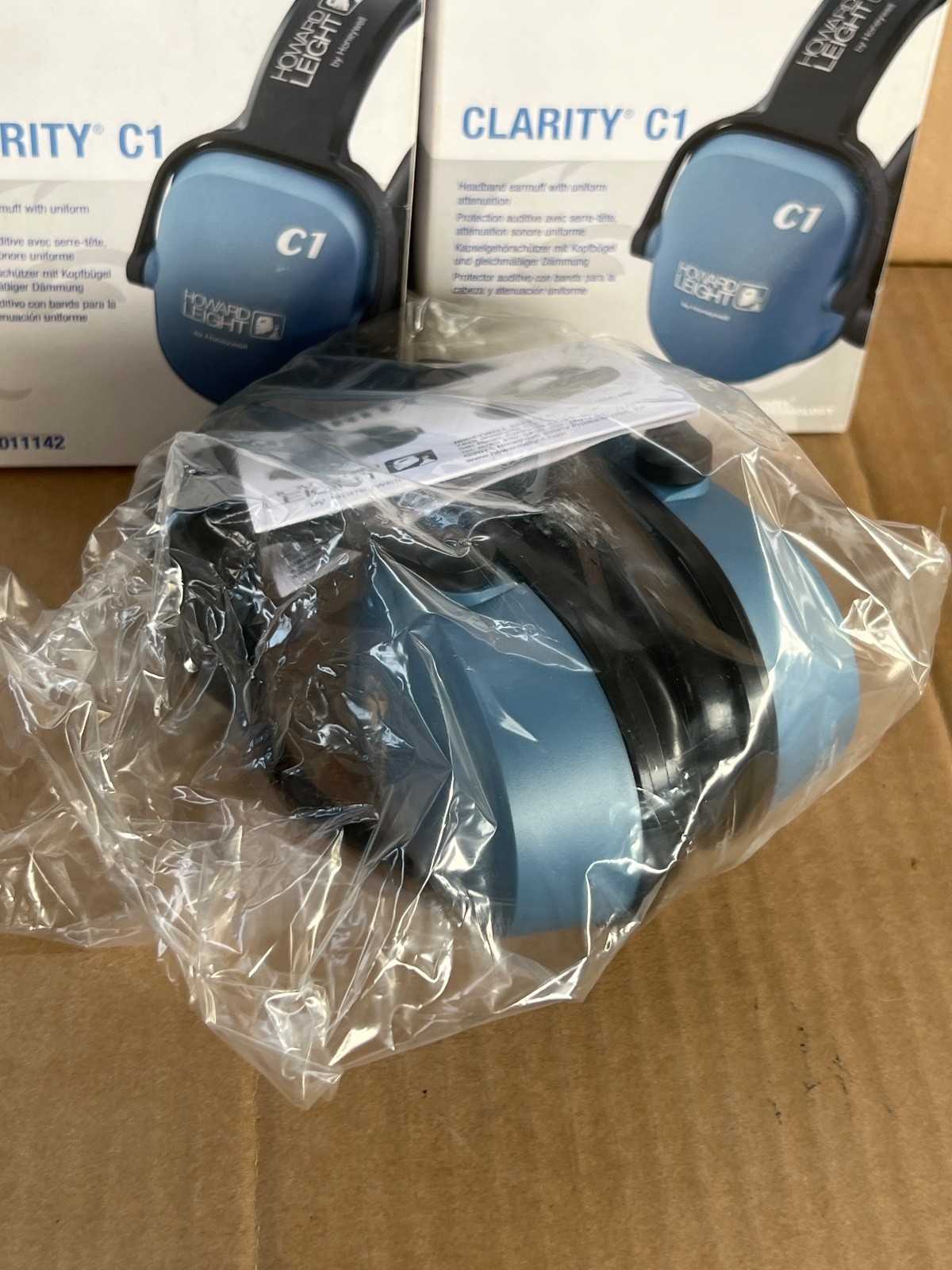(Lot 2 Pcs) Howard Leight Clarity® C1 Headband Earmuffs 1011142 By Honeywell
