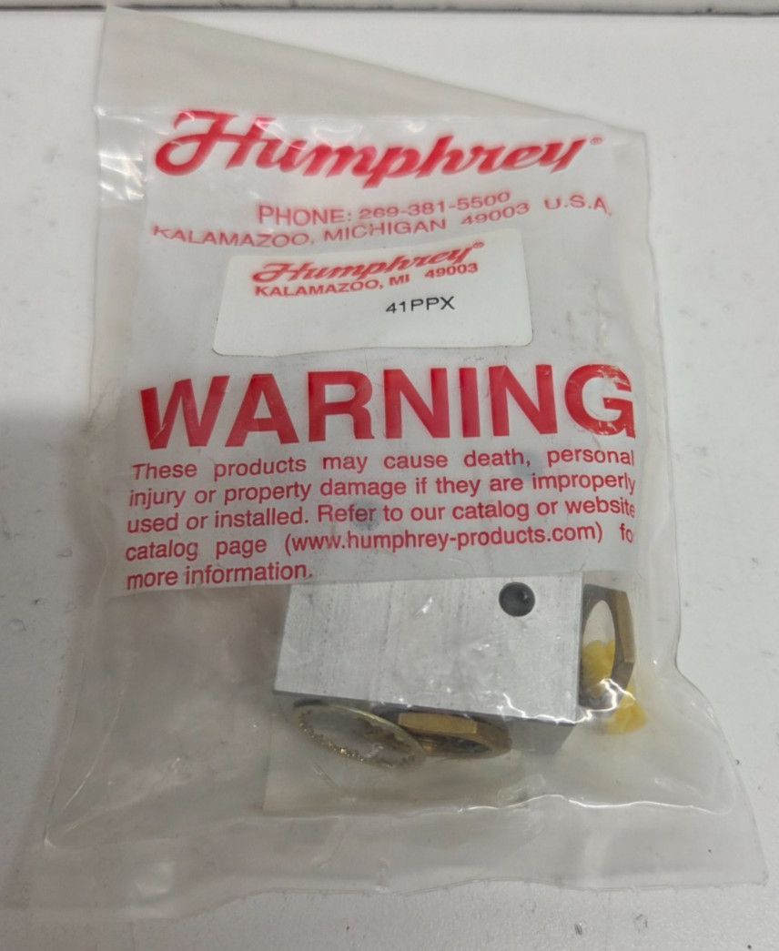 NEW IN BAG! HUMPHREY TAC2 PUSH BUTTON MINIATURE 1/8″ 4-WAY VALVE 41PPX