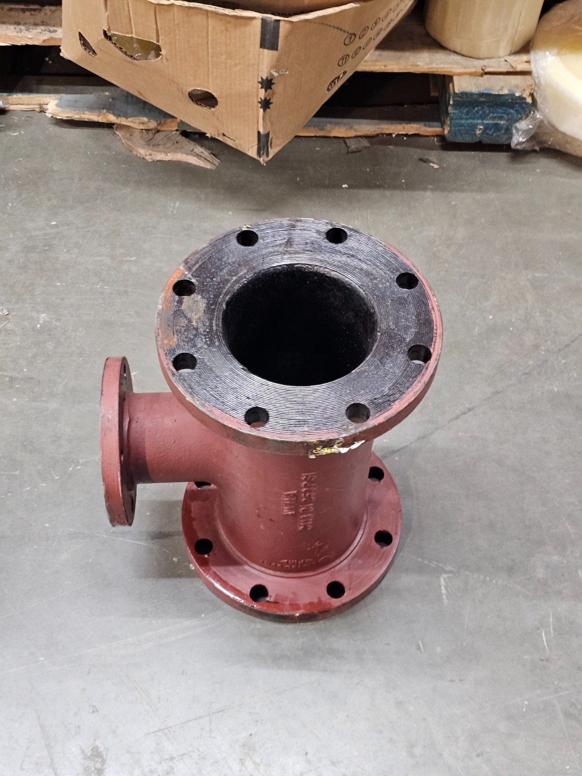 SIGMA DFT63 6″ X 6″ X 3″ FLANGED TEE CAST IRON FLANGED xFLANGED xFLANGED 250 PSI