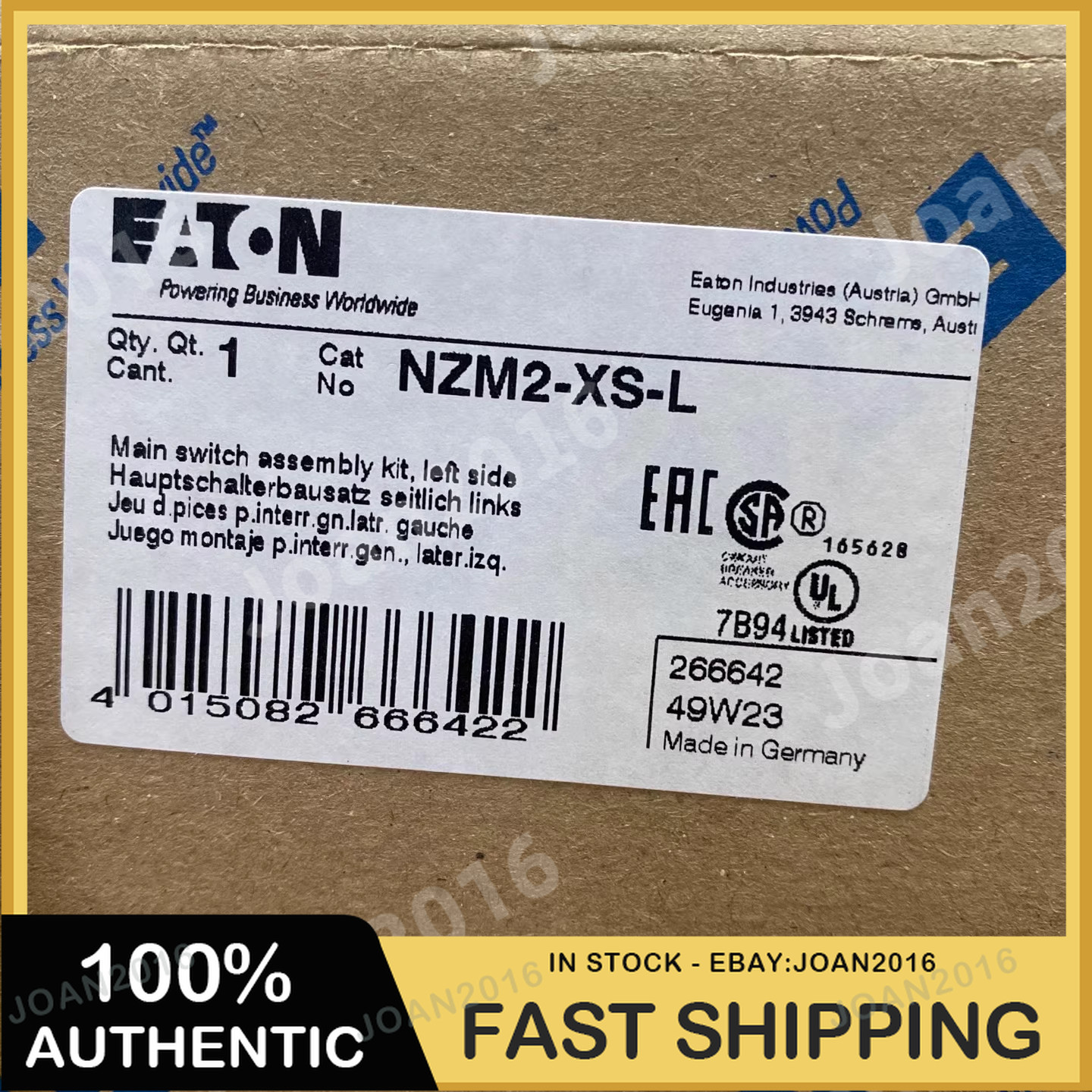 1PC NEW Eaton Moeller NZM2-XS-L Screw Terminal Covers Fast ship