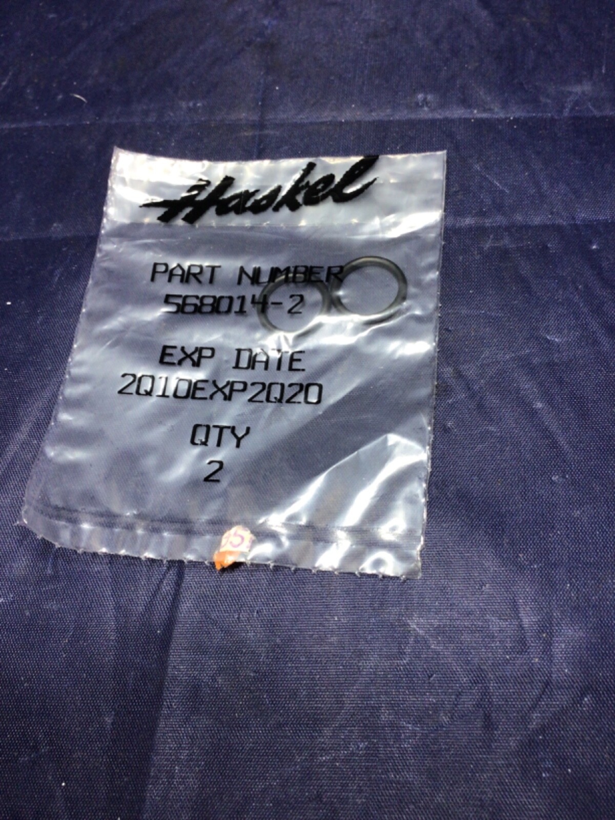 Haskel O Ring Part Number 568014-2 New in Factory Sealed Package Set of 2