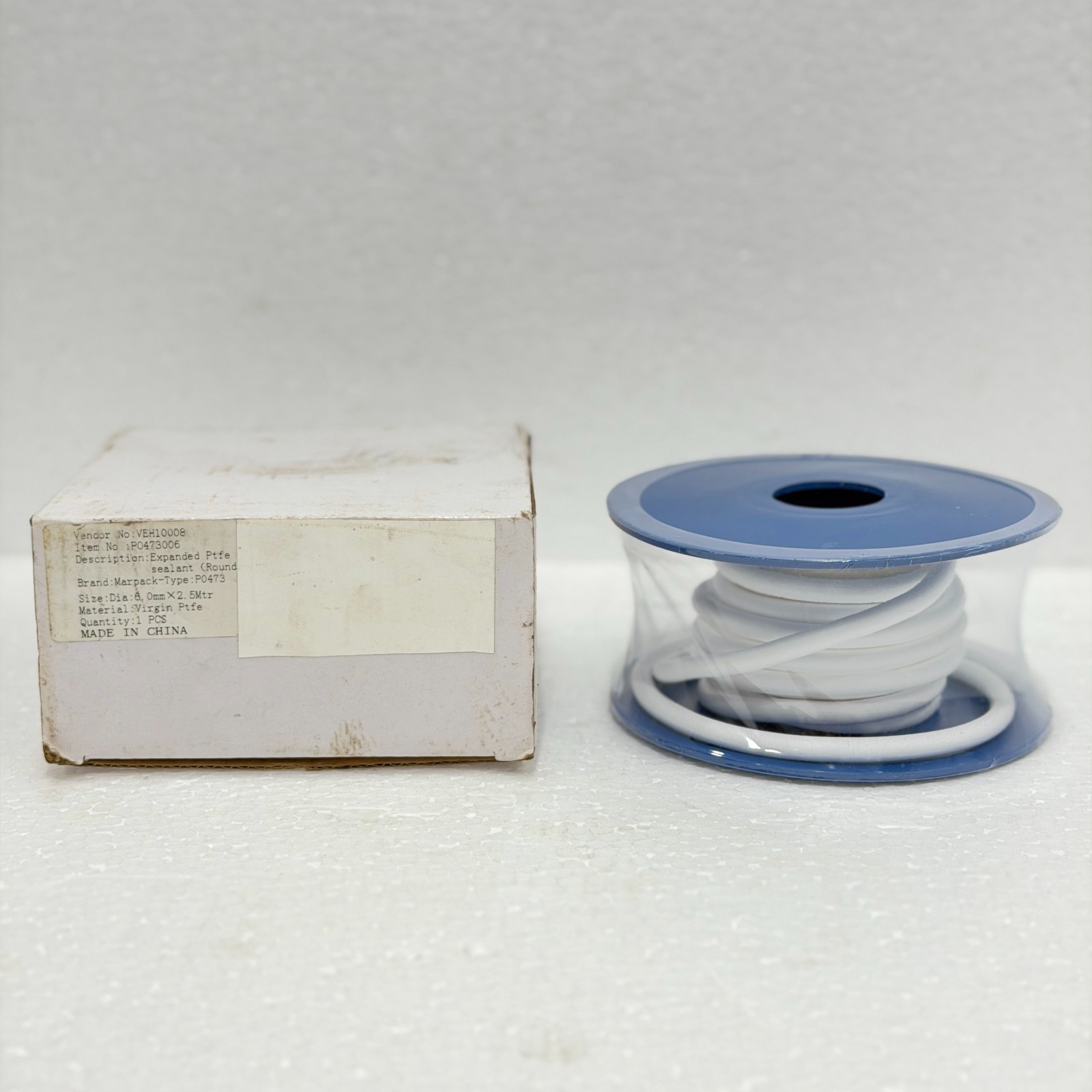 NEW MARPAC PO473 EXPANDED PTFE SEALANT TAPE 6MMX2.5M ROUND VIRGIN PTFE LOT OF 6