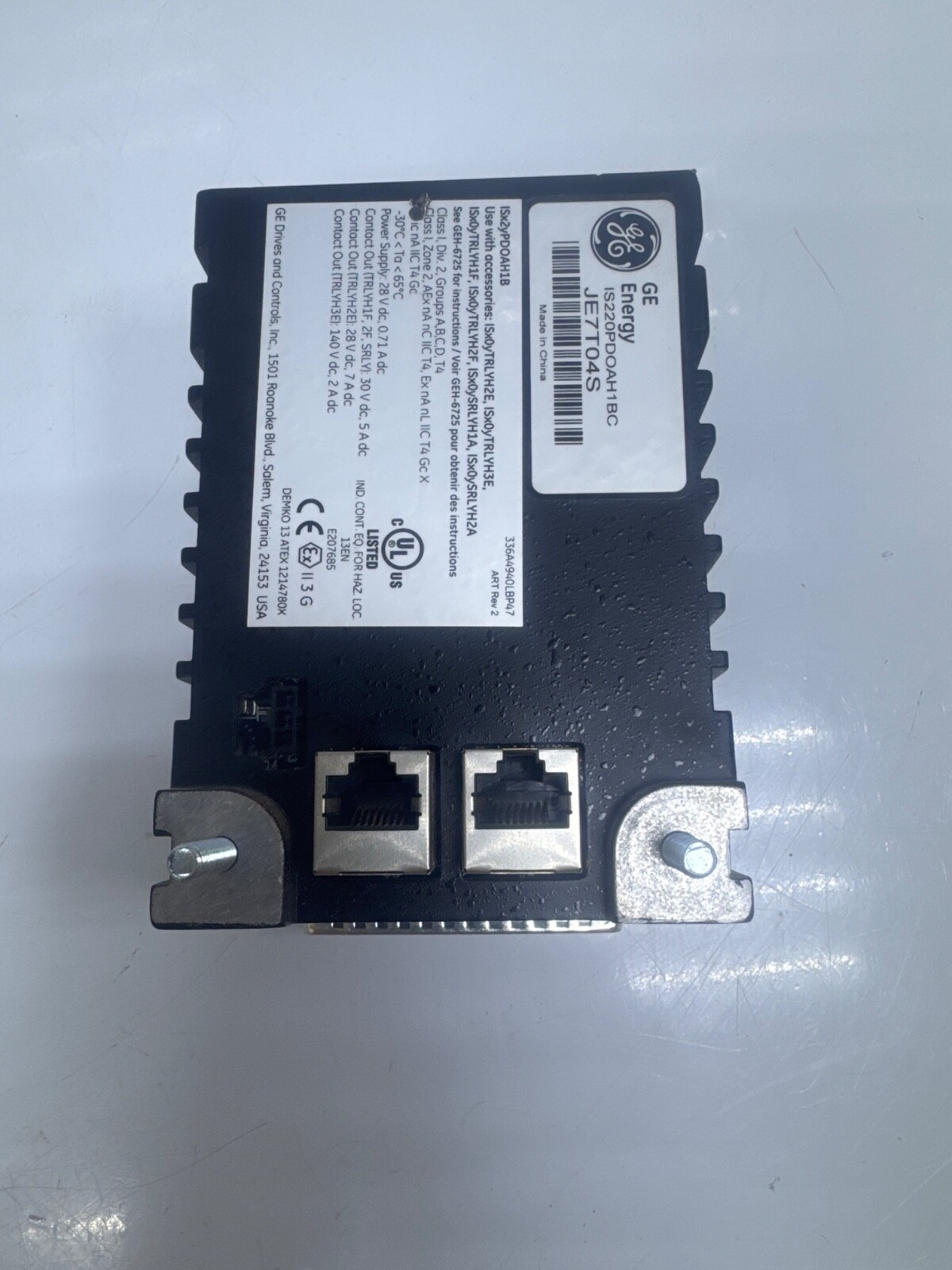 GE Energy PDOAH1B IS220PDOAH1BC DISCRETE OUT