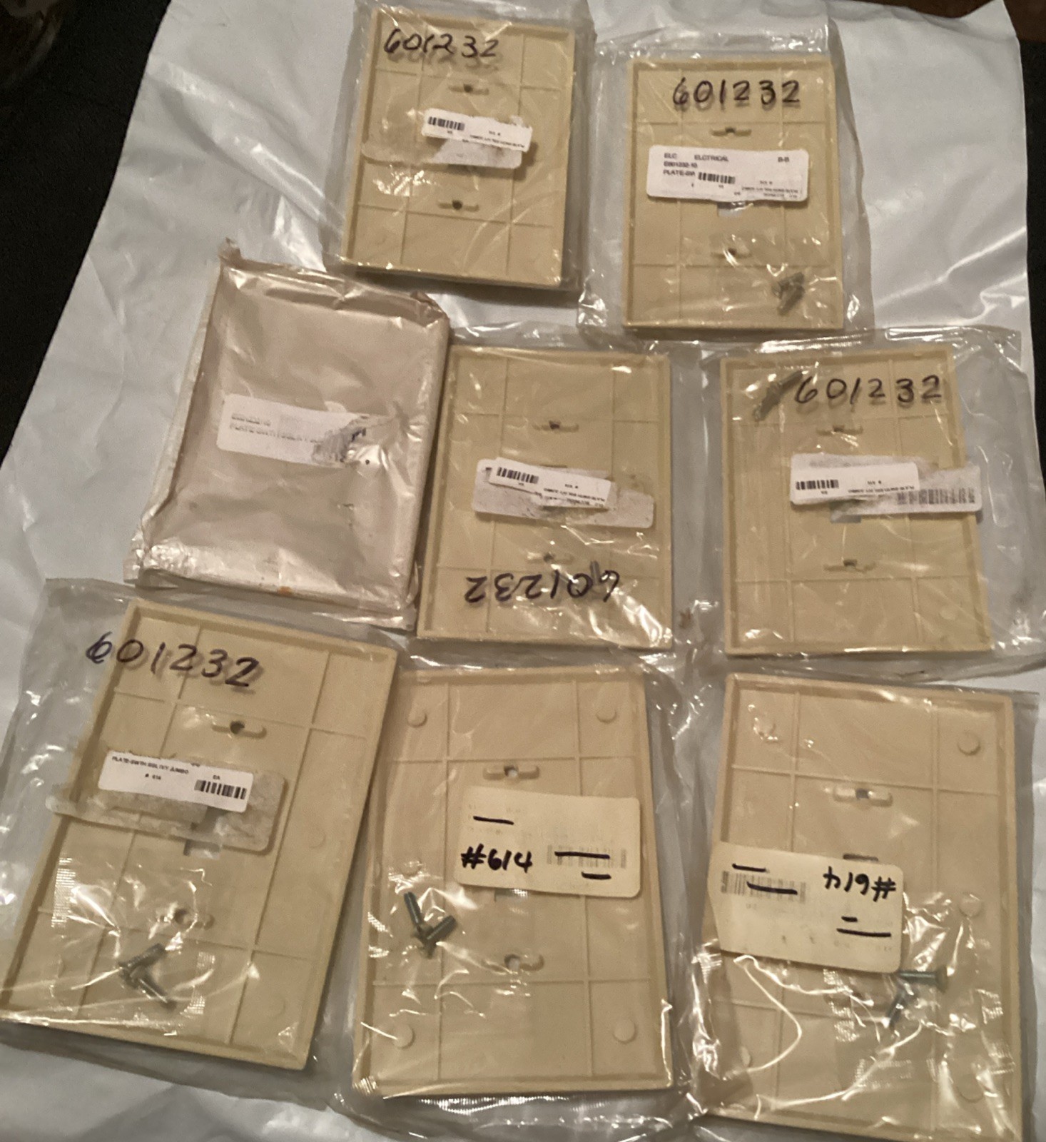 Cooper Wiring Devices Ivory Almond Switch Cover Wall Plates (8 Count) #70