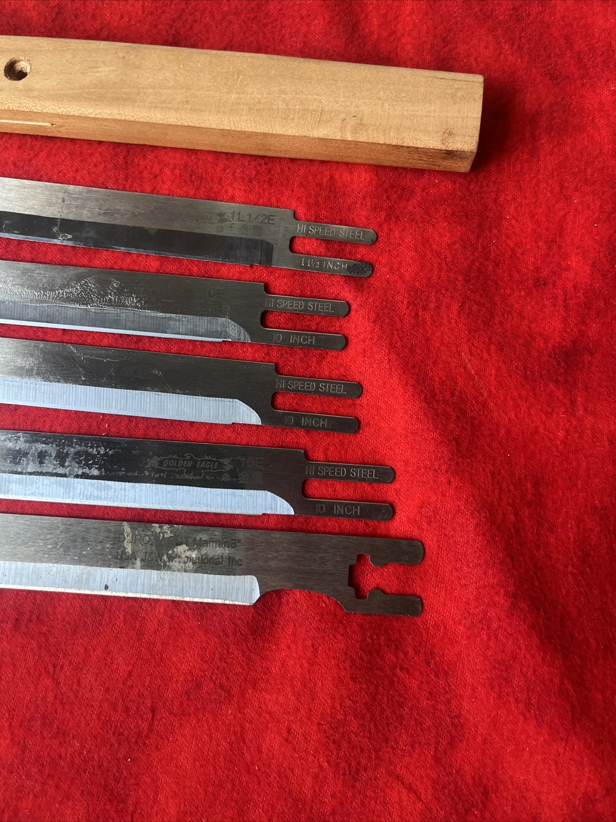 MIXED LOT OF 6 KNIFE MAIMING CUTTING BLADES GOLDEN EAGLE & DURO ACUT (k14)