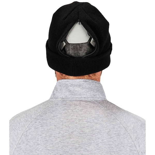 Ergodyne 6811Zi Knit Cap With Bump Cap,Universal,Black