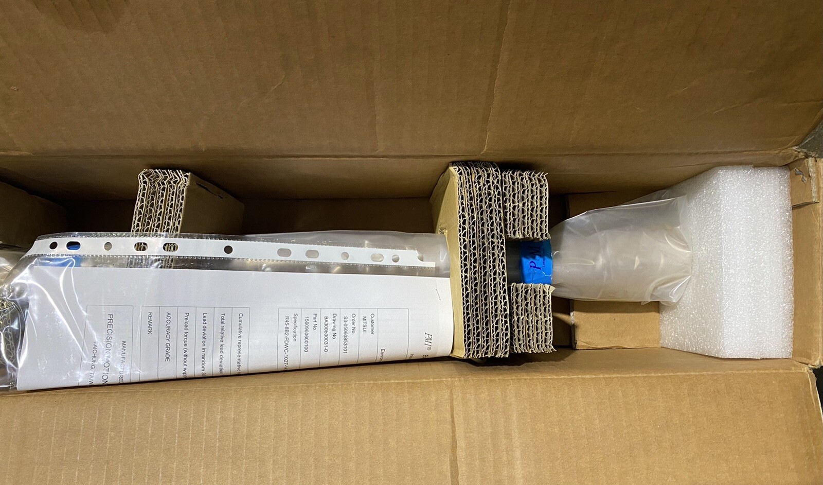 PMI BA300800031-0 Precison Ground Ballscrew R45-8B2-FDWC-1027-1407-0.008
