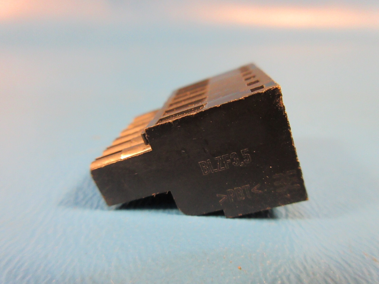 LOT OF 1O Weidmuller 1690460000, BLZF 3.50/06/180 SN BK, PCB Female Plug-in