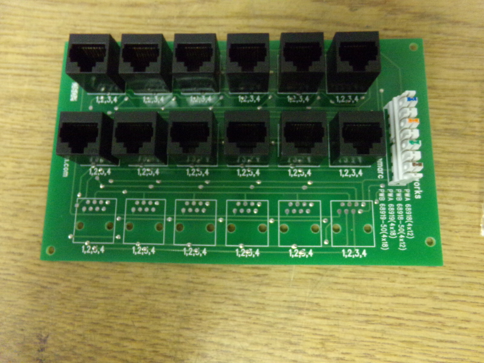 NEW Leviton 4X12TLDM Module Telephone Panel Four LIne Board with OUT Via Modular