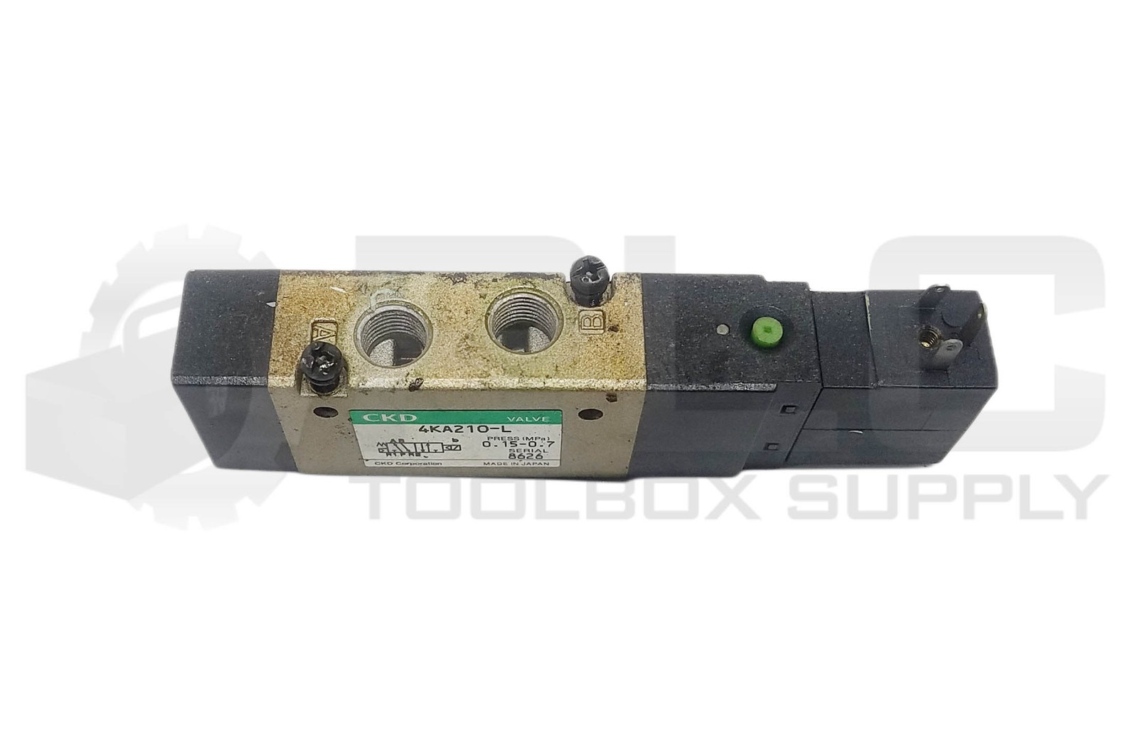 CKD 4KA210-L SOLENOID VALVE w/ AC100V 110V60hz 8528 COIL