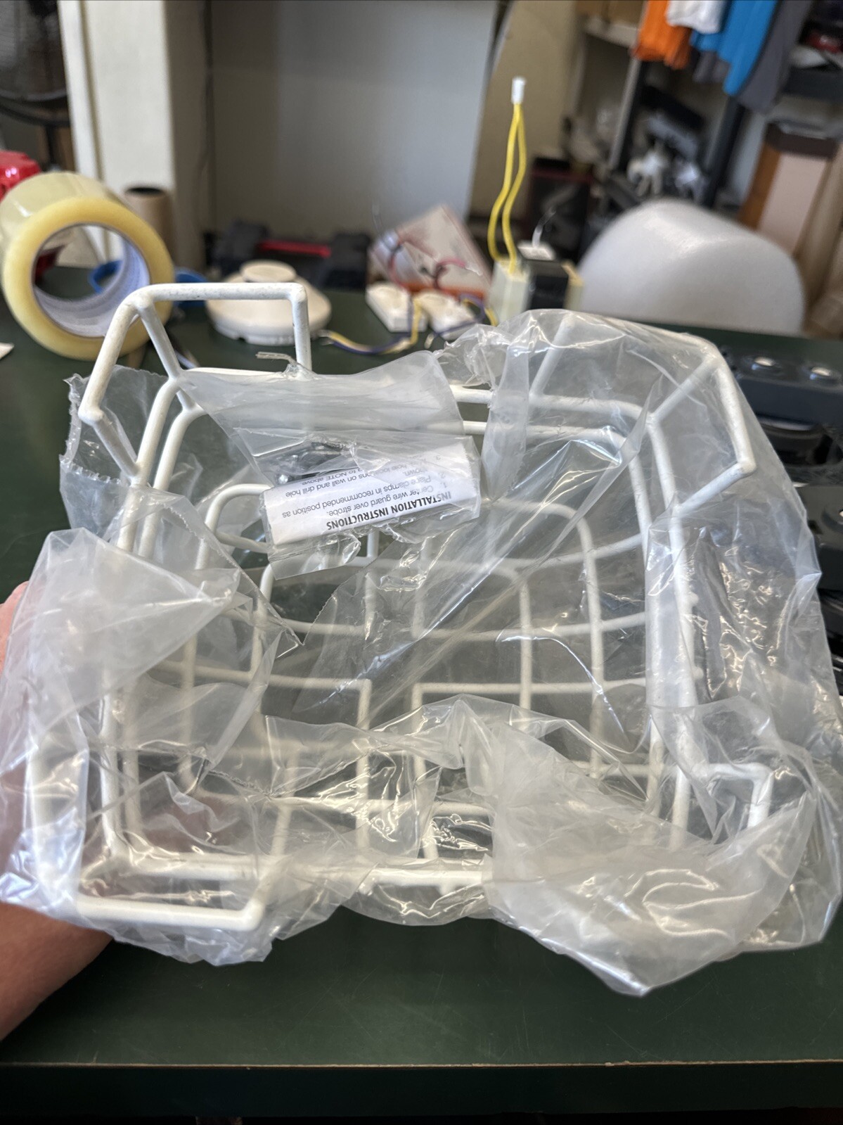 STI-9708 Safety Technology International 9Ga White Wire Cage