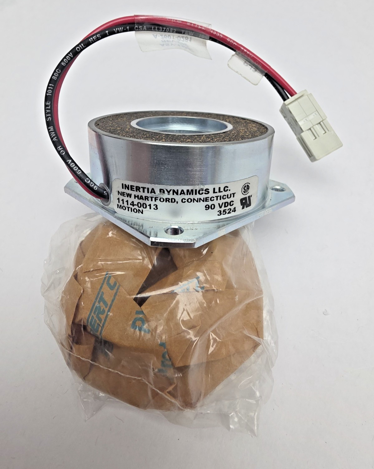 INERTIA DYNAMICS 1114-0013 MOTION 90VDC INDUSTRIAL ELECTROMAGNET MAGNETIC, NEW