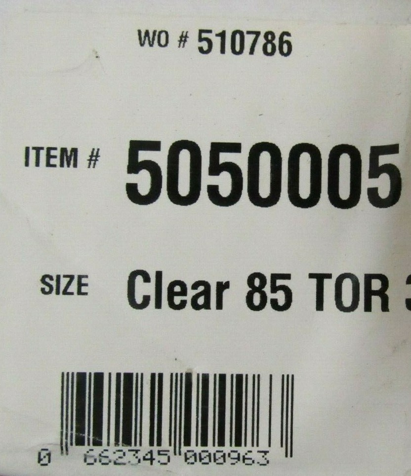 NEW BOX OF 50 FENNER DRIVES 5050005 EXTRUDED BELTING CLEAR 85 TOR 3/16″x12-1/2