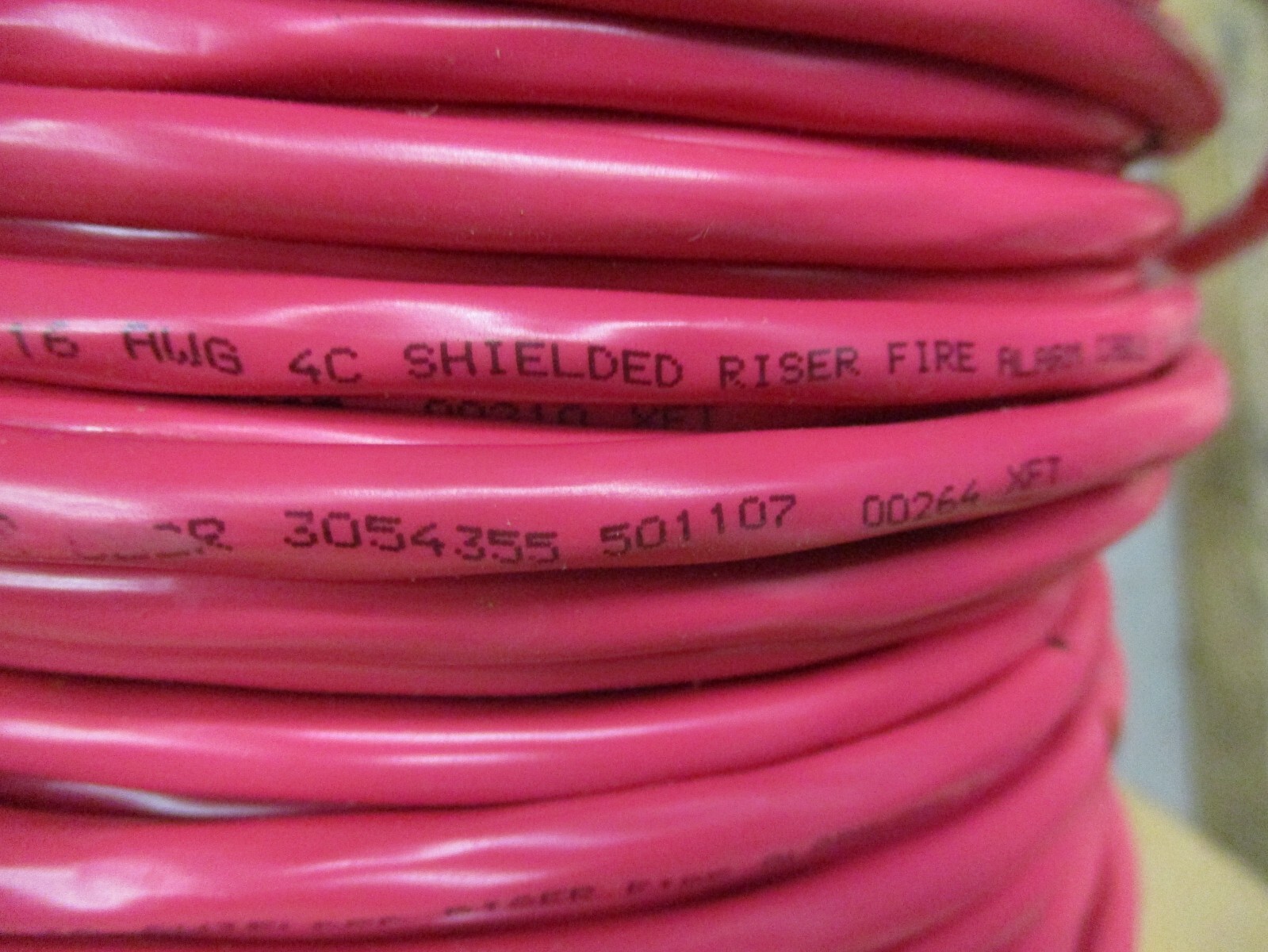 16 AWG 4C Shielded Riser Fire Alarm Cable Type FPLR CMR CL2R A5953LR