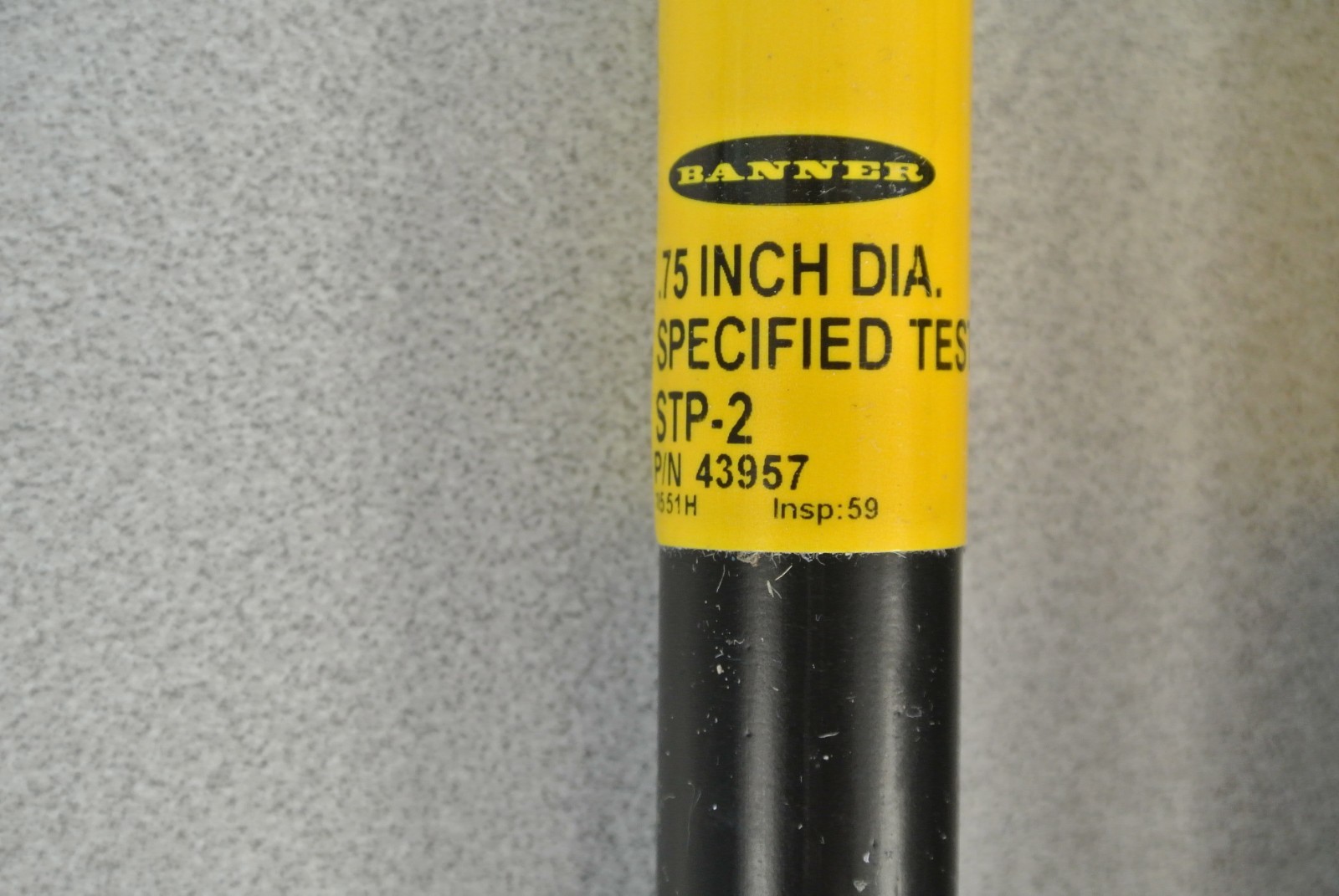 BANNER SPECIFIED TEST PIECES / LOT of 4 — .75″, 1.00″, 3.25″, 3.50″ DIAMETERS
