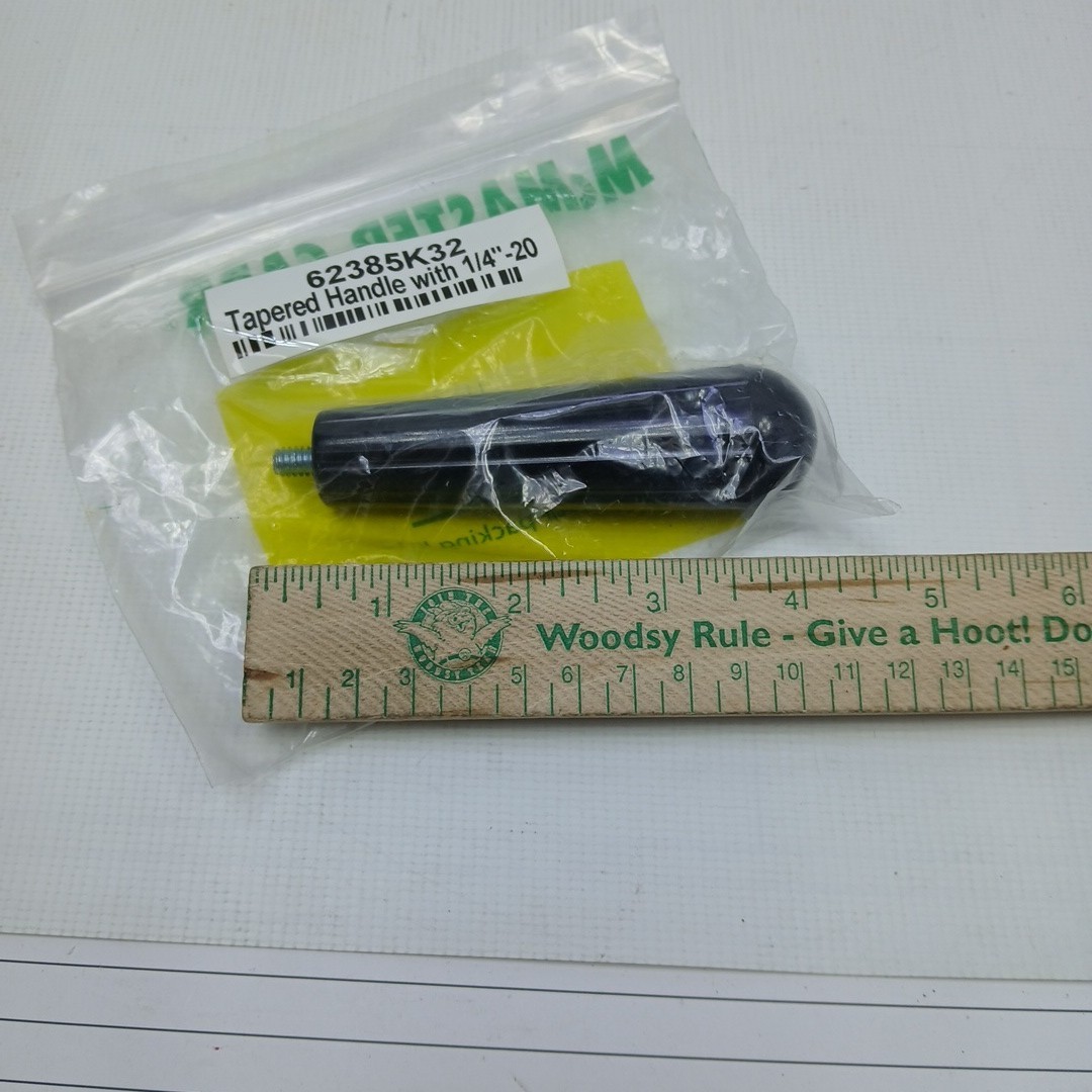 McMaster-Carr 62385K32 Tapered Grip Handle 1/4″-20 Threaded Stud