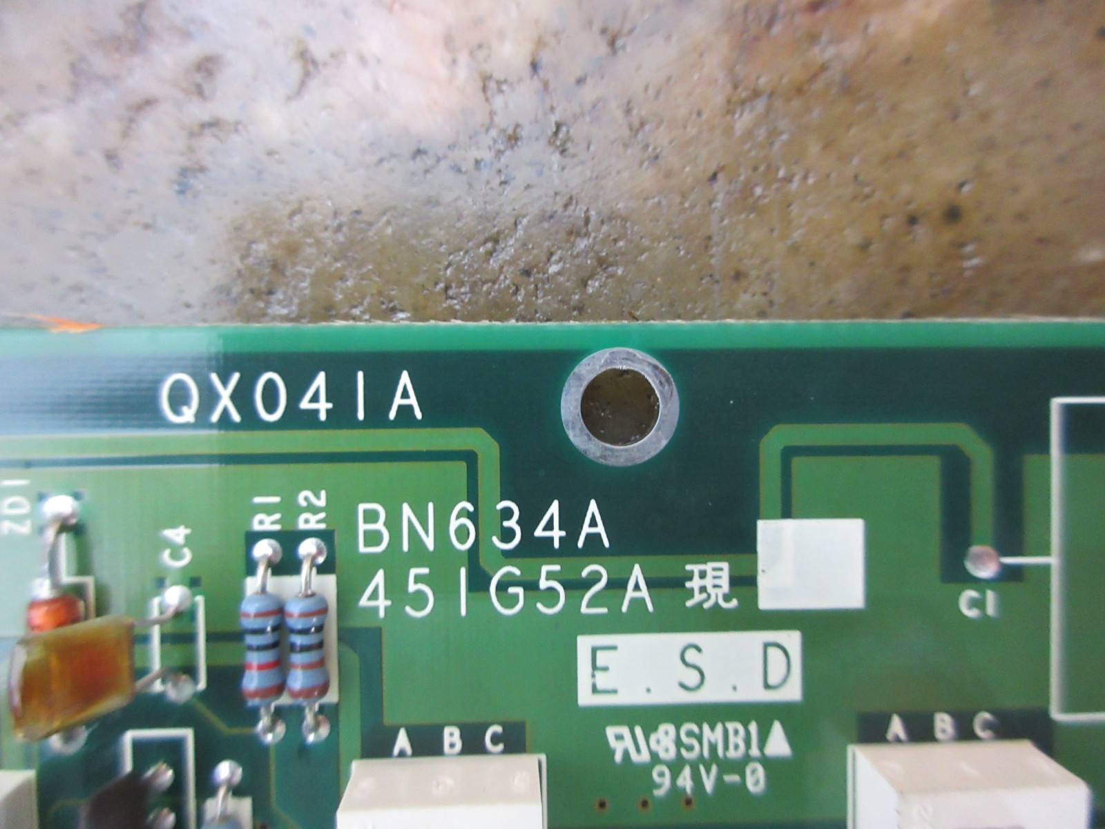 1996 CITIZEN L25 CNC LATHE QX041A BN634A451G52A MITSUBISHI BOARD