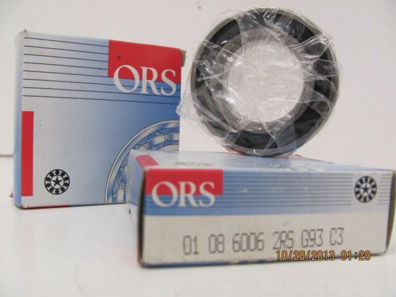 LOT OF 2 -NEW IN BOX- ORS (M# 01 08 6006 2RS G93 C3 ) Roller Bearing