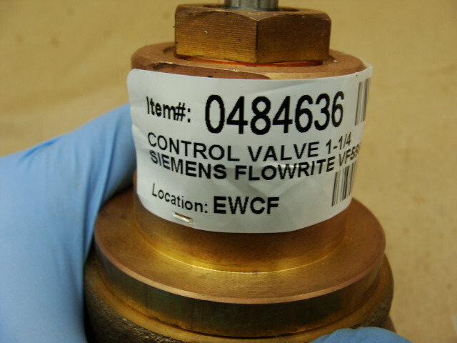 SIEMENS FLOWRITE 2-WAY CONTROL VALVE VF599 SERIES 1-1/4″ LINE