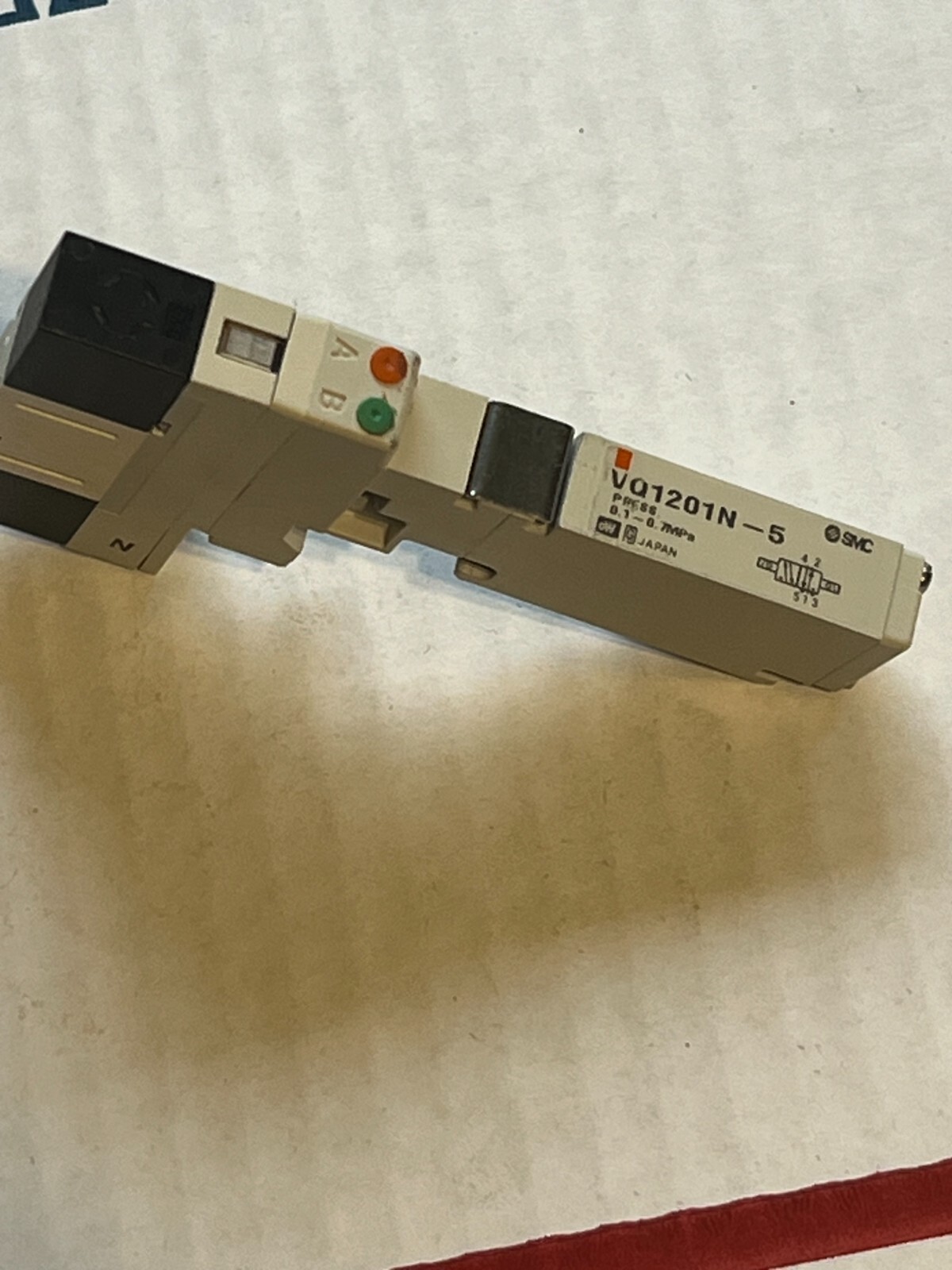 smc vq1201n-5 nos no packaging 24vdc