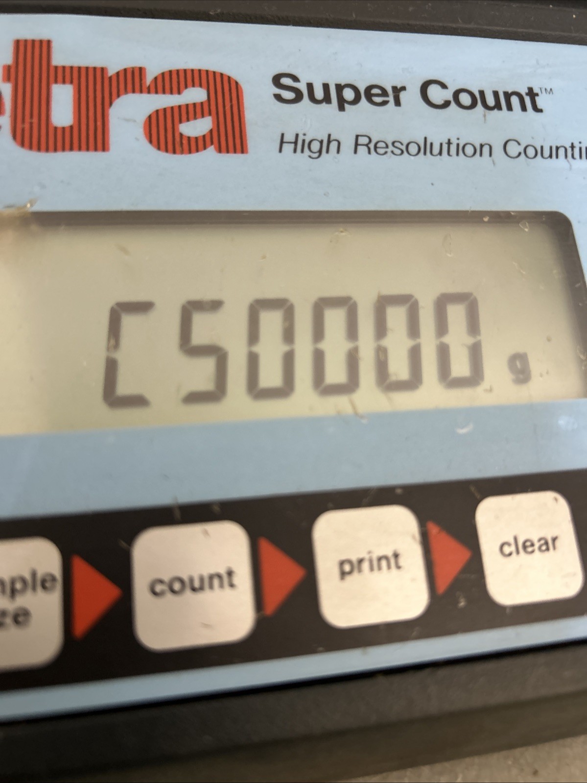 Setra Super Count Scale 50000G 110 Lbs – High Resolution Counting Scale