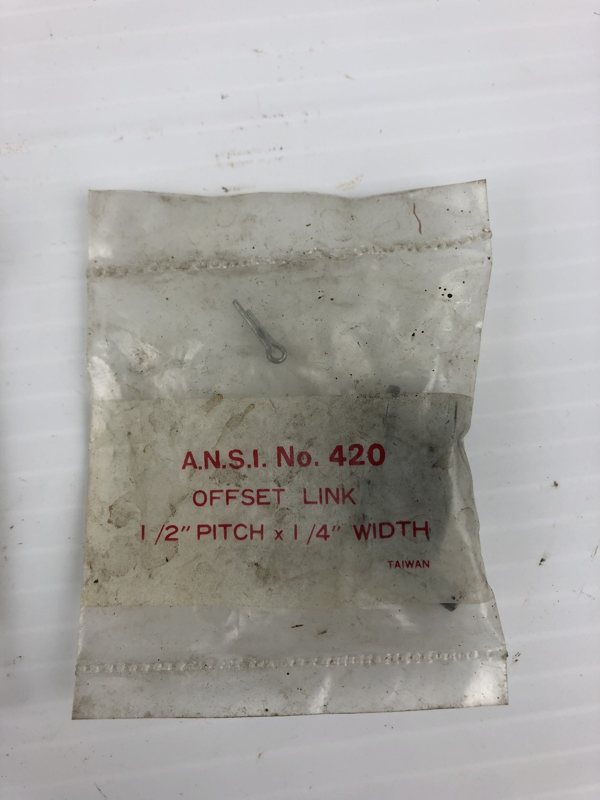 A.N.S.I. 420 Offset Chain Link 1/2″ Pitch x 1/4″ Width – Lot of 2