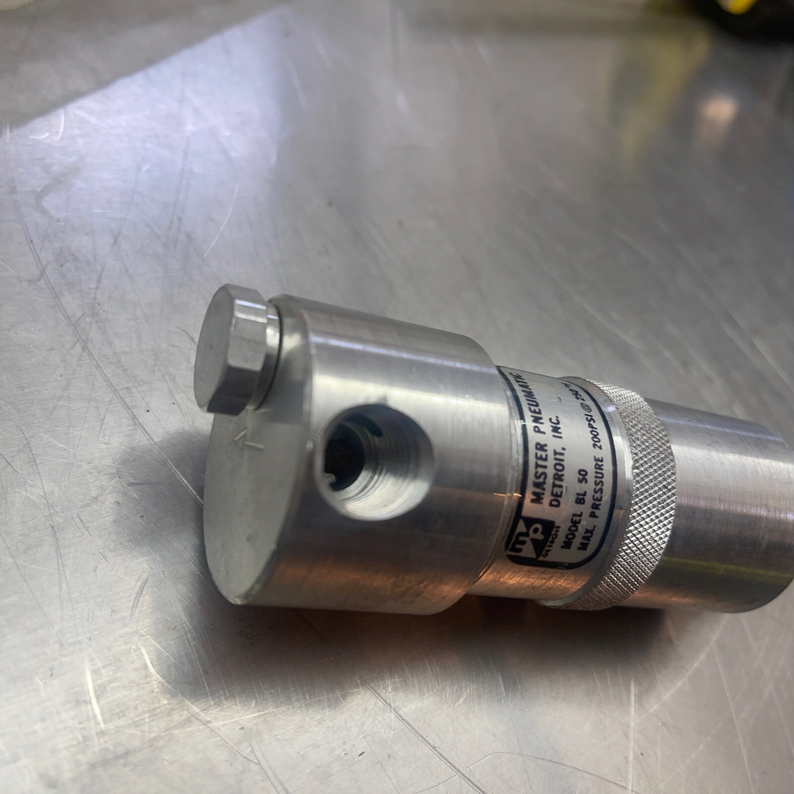 MASTER PNEUMATIC BL 50 MAX. Pressure 200PSI @ 250F