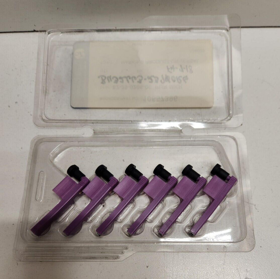 LOT OF 6 NEW OLD STOCK! GRAPHIC CONTROLS PURPLE CHART MARKING PENS 82-39-0206-06