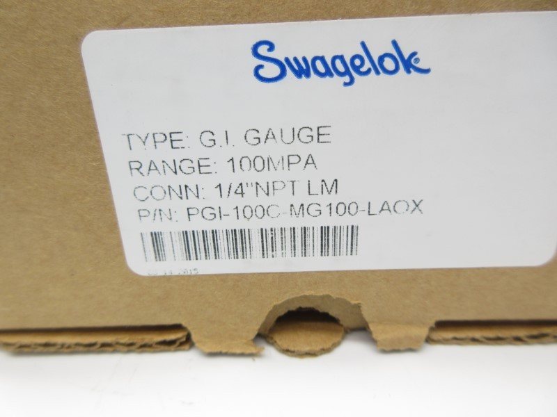 SWAGELOK PGI-100C-MG100-LAOX 0-100MPA 1/4″ NSMP