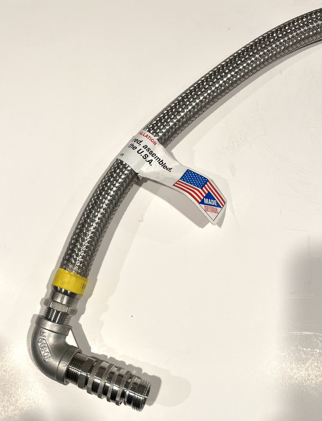HOSE MASTER CA316U NSNP | 3/4” Steel Braided Hose | NEW | Fittings Included